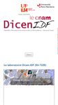 Mobile Screenshot of dicen-idf.org