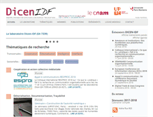 Tablet Screenshot of dicen-idf.org